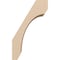 Ekena Millwork 5-inch W x 6-inch D x 10-inch H Legacy Rough Cedar Woodgrain TimberThane Knee Brace, Primed BRCUR05X06X10LECRCPR - alternate 3